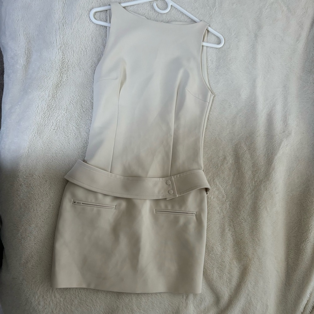 Zara Cream Mini Dress